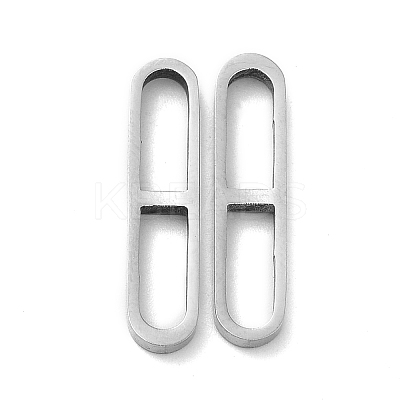 Non-Tarnish 201 Stainless Steel Linking Rings STAS-Q216-20P-1