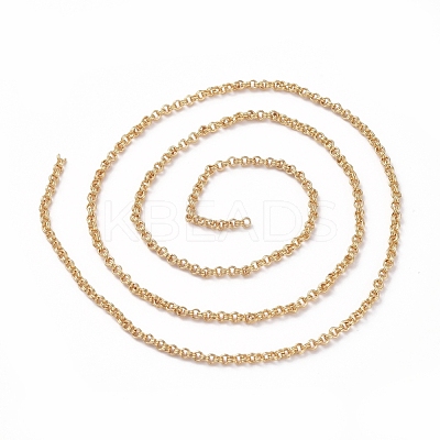 3.28 Feet Soldered Brass Rolo Chains X-CHC-G005-22G-1