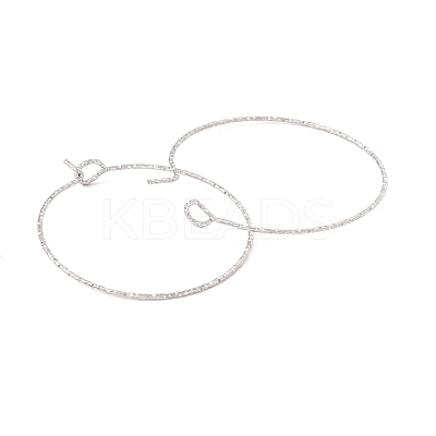 316 Surgical Stainless Steel Hoop Earrings Findings STAS-D183-02P-03-1