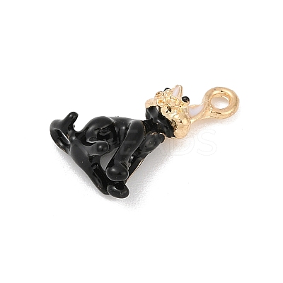 Alloy Enamel Pendants PALLOY-R160-01G-01-1