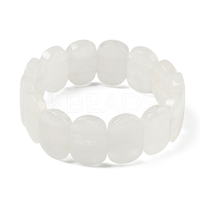 Natural Quartz Crystal Beads Stretch Bracelets for Women Men BJEW-I323-02Y-1