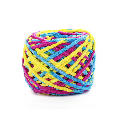 Gradient Color Polyester Wool Blend Yarn YCOR-PW0001-004A-27-1
