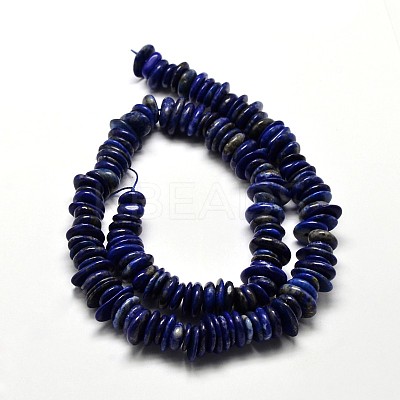 Natural Dyed Lapis Lazuli Chip Beads Strands X-G-E271-63-1