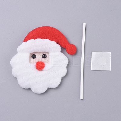 Father Christmas Shape Christmas Cupcake Cake Topper Decoration DIY-I032-06-1