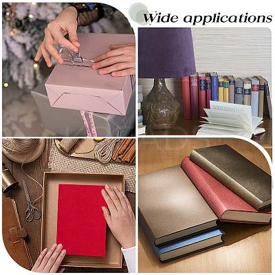 Faux Suede Book Covers DIY-WH0349-138T-1