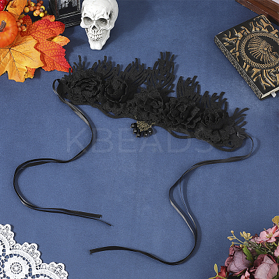 Felt Cloth and Alloy Headwear Crown OHAR-WH20020-01A-1