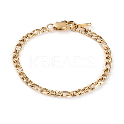 Women's 304 Stainless Steel Figaro Chains BJEW-JB05840-01-1