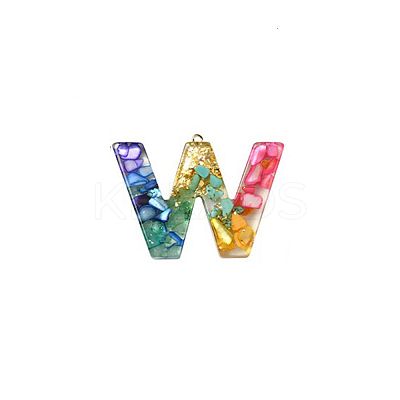 Transparent Epoxy Resin Pendants CRES-YW0002-06W-1