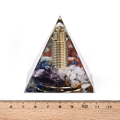 Orgonite Pyramid Resin Energy Generators DJEW-N003-07E-1