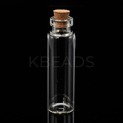 Glass Jar Glass Bottle for Bead Containers CON-E008-60x16mm-1