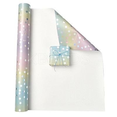 Rainbow Gradient Birthday Gift Wrapping Paper DIY-FZC0002-03A-1