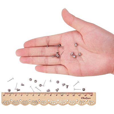 304 Stainless Steel Earring Findings Sets STAS-PH0010-26P-1