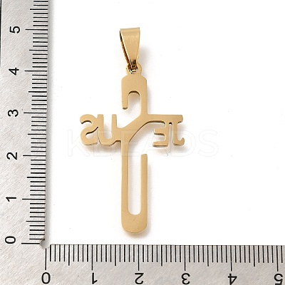 201 Stainless Steel Pendants STAS-R132-01G-06-1