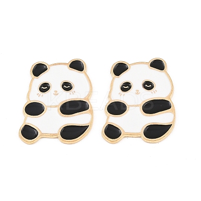Animal Alloy Enamel Cabochons AL-CBA1A6F-01KCG-A-1