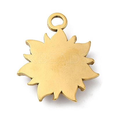 Real 18K Gold Plated 304 Stainless Steel Pendants STAS-A084-22G-02-1