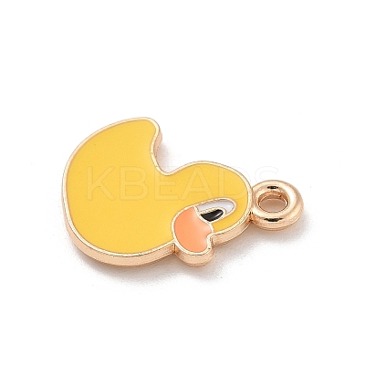 Alloy Enamel Pendants ENAM-A008-25KCG-1
