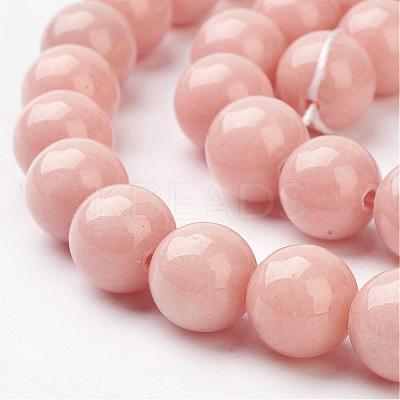 Natural Mashan Jade Round Beads Strands G-D263-10mm-XS22-1