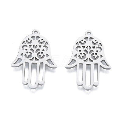 Non-Tarnish 201 Stainless Steel Pendant STAS-B027-30P-1