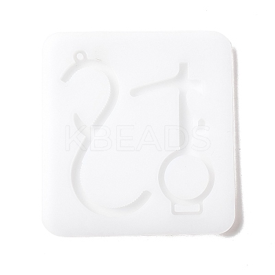 Key Shape DIY Pendant Silicone Molds LS-DIY-F114-16-1