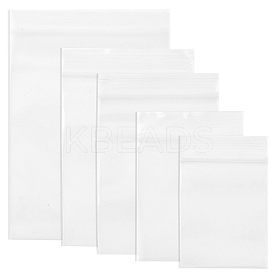 100Pcs Plastic Zip Top Bags OPP-YW0001-07A-1