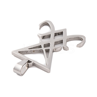 Non-Tarnish 304 Stainless Steel Pendants STAS-K283-07P-1