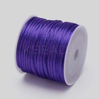Nylon Satin Rattail Cords NWIR-L006-1.5mm-08-1