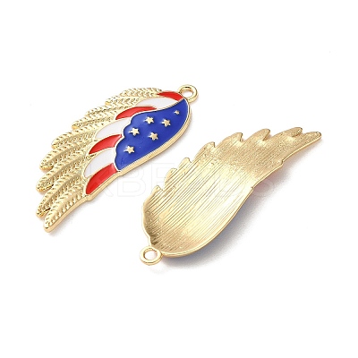 Independence Day Alloy Enamel Pendants ENAM-I069-02G-01A-1