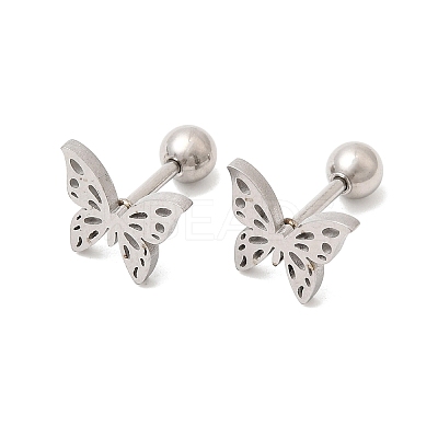 304 Stainless Steel Nose Bone Rings STAS-B126-14P-01-1