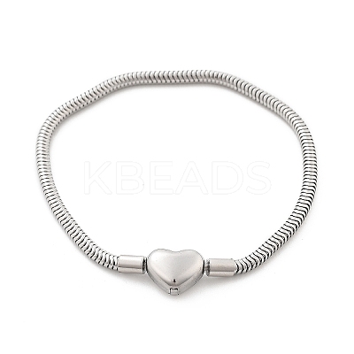 304 Stainless Steel Bracelets BJEW-M079-01P-05-1