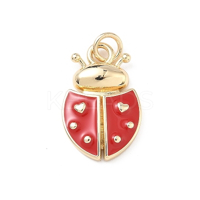 304 Stainless Steel Enamel Pendants STAS-A131-03C-G-1