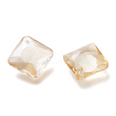 Glass Rhinestone Pendants RGLA-A024-I01-001GS-1