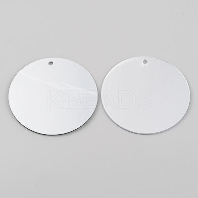 Acrylic Mirror Pendants FIND-WH0417-82B-1