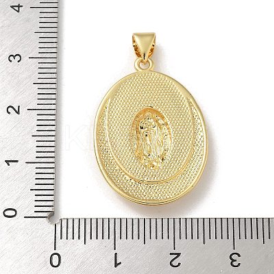 Brass Micro Pave Clear Cubic Zirconia Pendants LS-KK-U046-07G-1