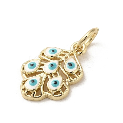 Brass Enamel Pendants KK-E092-21G-02-1