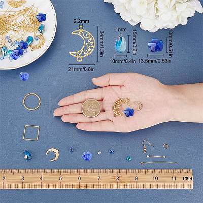 DIY Dangle Earring Making Kits DIY-SC0016-39-1