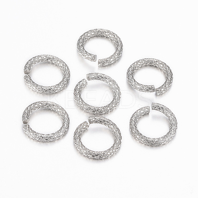 Tarnish Resistant 304 Stainless Steel Open Jump Rings STAS-K155-A-12P-1