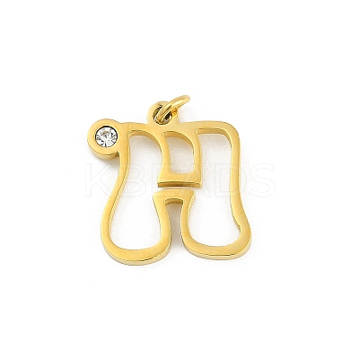 304 Stainless Steel Pendants LS-STAS-R137-01G-H-1