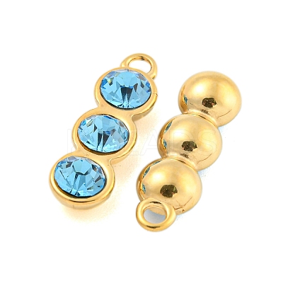304 Stainless Steel Pendants STAS-L080-023G-03-1