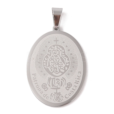 304 Stainless Steel Pendants STAS-M068-01P-1