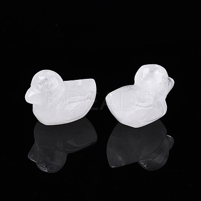 Natural Quartz Crystal Duck Display Decorations G-N345-12C-1