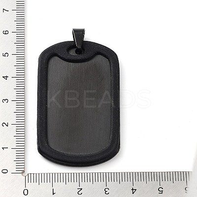 304 Stainless Steel Big Pendants STAS-R225-07B-EB-1