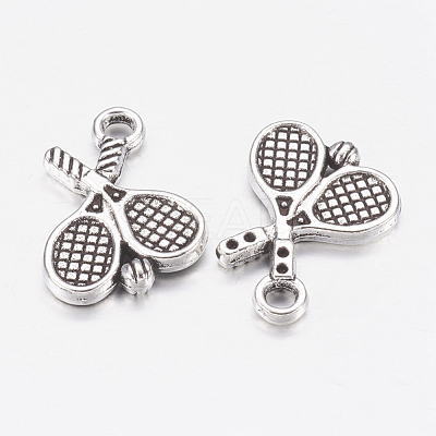 Tibetan Style Zinc Alloy Pendants X-TIBEP-R334-135AS-RS-1