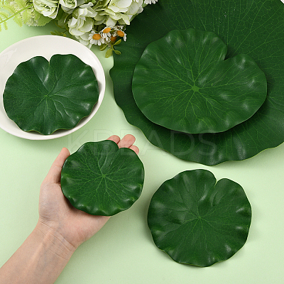 Artificial EVA Foam Lotus Leaf AJEW-SP0003-26D-1