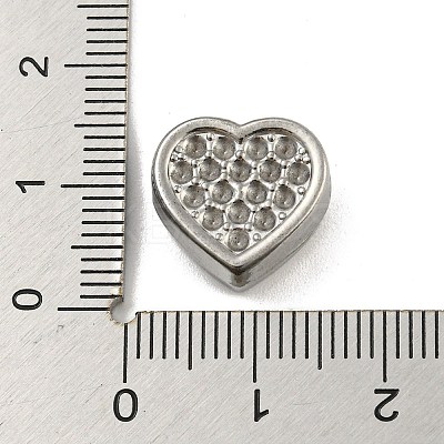 Tarnish Resistant 304 Stainless Steel Beads Rhinestone Settings LS-STAS-A091-06P-1