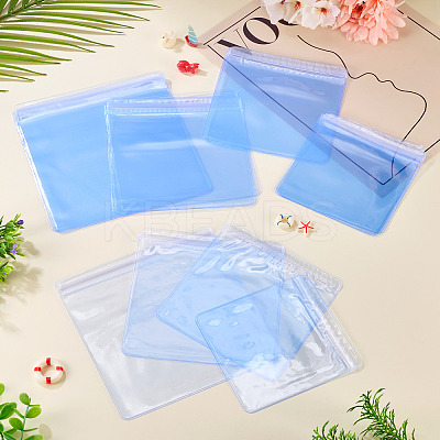 20Pcs 4 Styles Transparent PVC Anti Oxidation Resealable Bags AJEW-TA0002-40A-1
