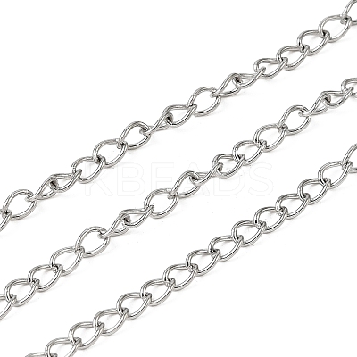 Tarnish Resistant 304 Stainless Steel Curb Chains CHS-R005-100m-01-1