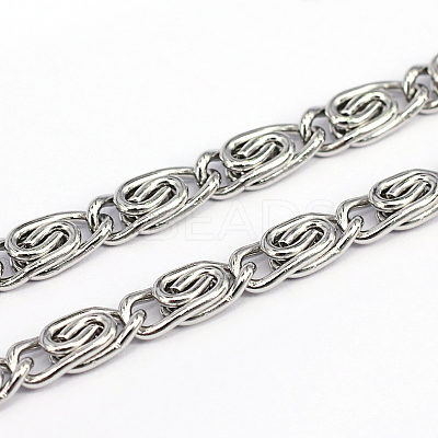 Tarnish Resistant 304 Stainless Steel Lumachina Chains CHS-O005-25A-1