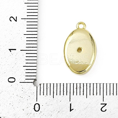 Brass Pave Clear Cubic Zirconia Pendants KK-L238-27G-1