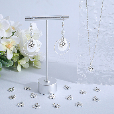 100Pcs Tibetan Style Alloy Charms FIND-SC0010-75B-1