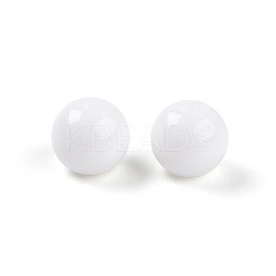 Opaque Solid Color Glass Beads X1-GLAA-N007-6mm-A02-1